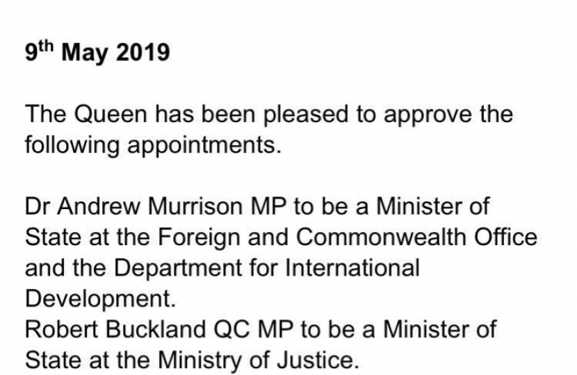 No. 10 confirmation letter